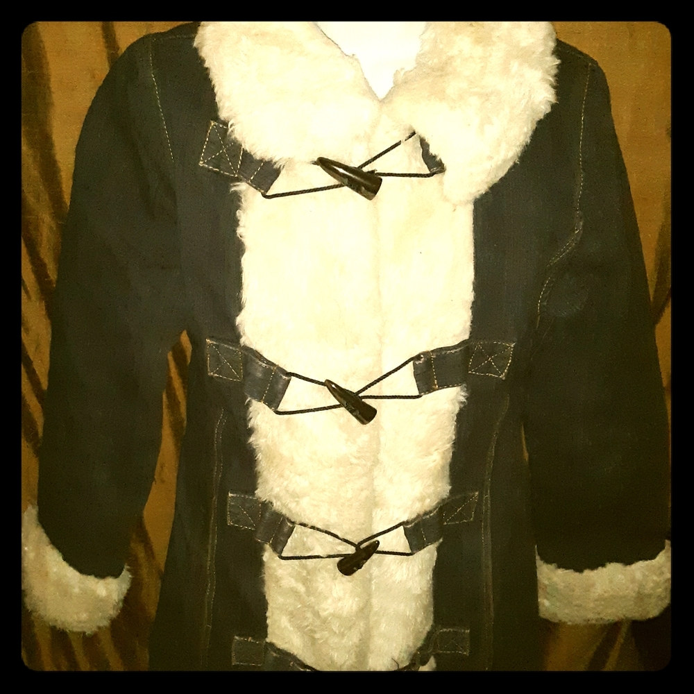 Willi smith jean trench coat